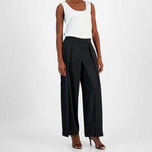 Anne Klein Wide Leg Pant slip-on styling size L